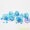 Bescon Snowflake Polyhedral Dice Set, Snowflake Poly RPG Dice set of 7 2