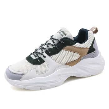 

New Fashion Sneakers 2019 New Fashion Men Sports Shoes Mesh Breathable Casual Sneakers Students Fashion Simplicity Running Shoes