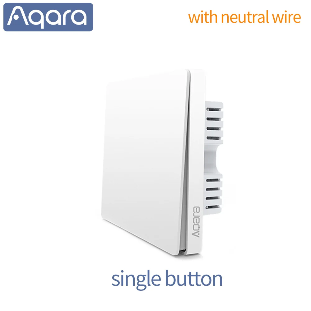 Aqara, умный настенный светильник, переключатель Wi-Fi, приложение Zigbee, управление, умный переключатель, ключ, натуральный провод, живой провод, для Xiaomi, умный дом