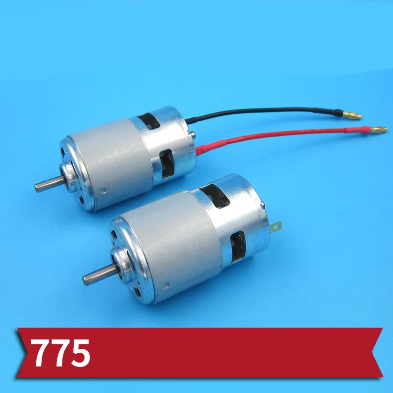 1PC Bait Boat 775 Motor 12V 24V Brushed Motors High Torque 775 Double