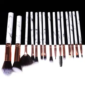 

Marble Makeup Brushes Tool Make Up Brush Set Kit Professional Powder Small Natural High Quality Highlighter Lip Eyeshadow