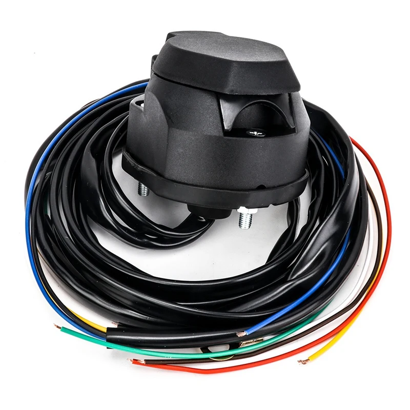 

TIROL New 7 Pin Trailer Socket Cable 1.5M Wire for Car Trailer Wiring Connector Parts