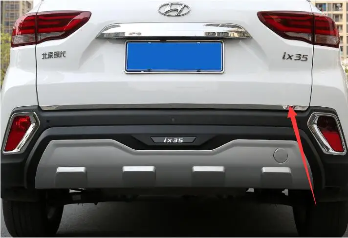 Применение только для 18-19 hyundai ix35 Обшивка двери багажника новая прокладка отделки двери хвоста модификация корпуса