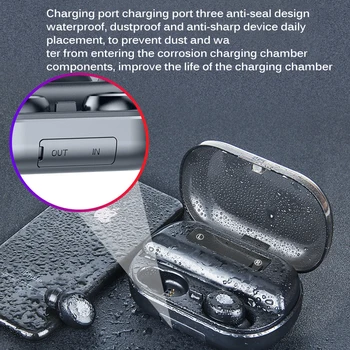 

Cool Bluetooth Earphone Led TWS Earbuds Smart Waterproof Sport Earphones 8D Stereo HQ Music Wireless Earphones With Power Bank