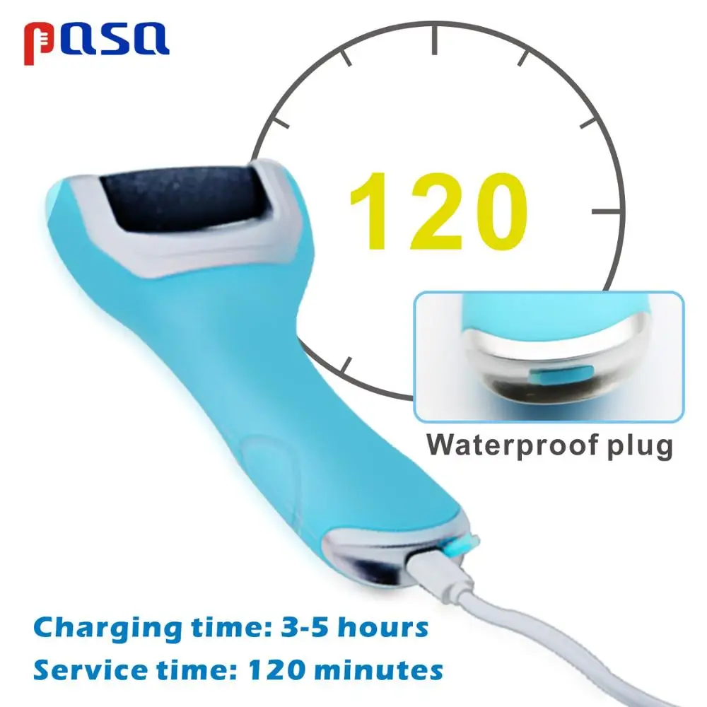 Electric Foot Dead Skin Exfoliator Callus Remover Rechargeable Pedicure Foot Care Tool Feet Dry Skin Removal 3