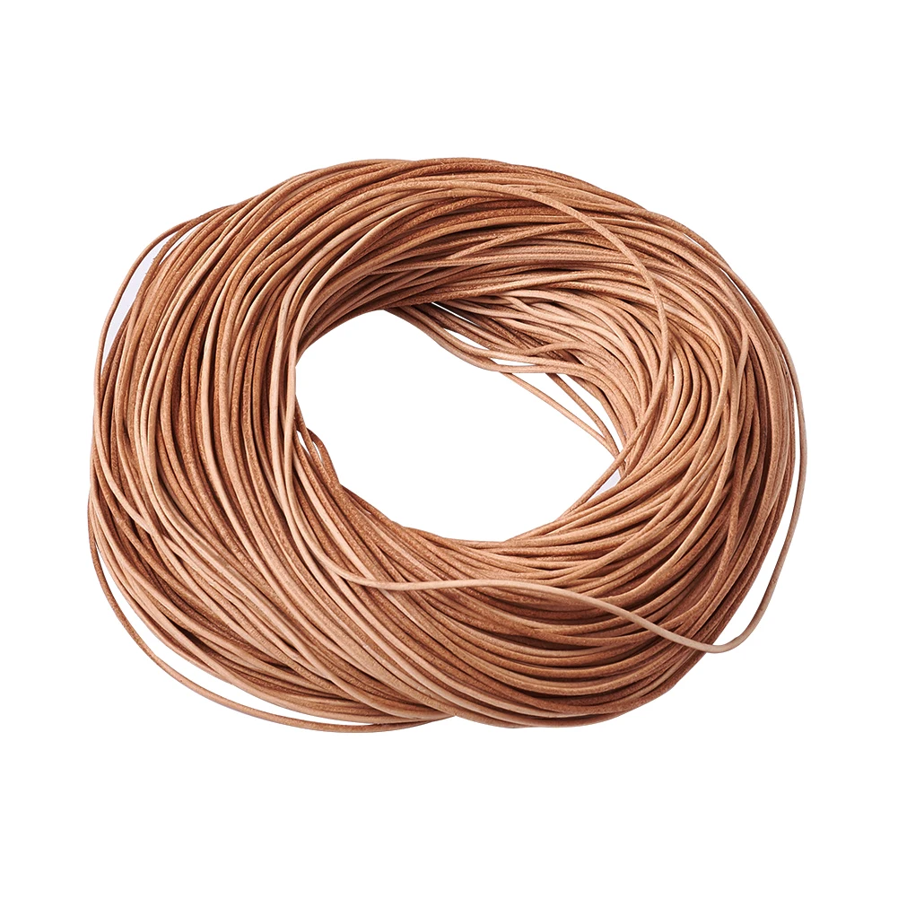 100m/bundle 1.5mm Cowhide Leather Cord for Jewelry Making Peru | Украшения и аксессуары