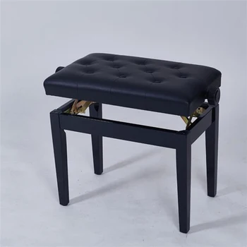 

55*35*(46-56)cm 22inch PVC Leather piano bench Single Piano Lift Stool Chair without storage