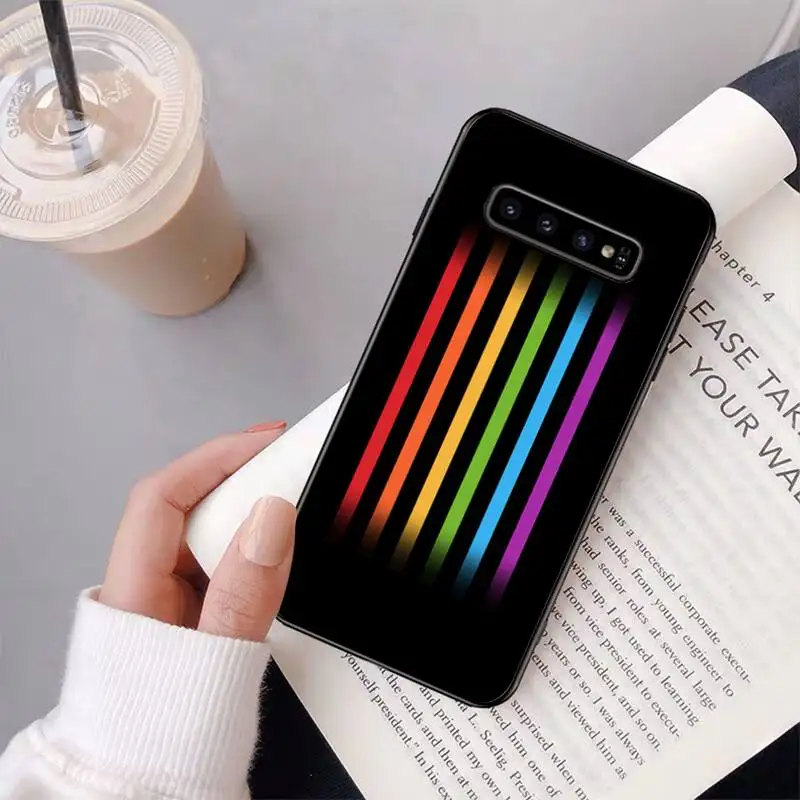 YNDFCNB Gay Lesbian LGBT Rainbow Pride Phone Case for Samsung Galaxy S6 S6edge Plus S7 S7edge S8 S9 S10 Plus S20 xiaomi leather case color Cases For Xiaomi