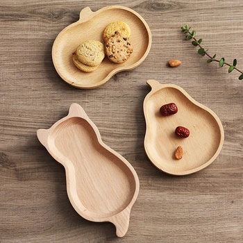 

Wooden Storage Tray Kitchen Storage Box Tableware Candy Snacks Fruit Dessert Kitchen Storage Tableware Dessert plate
