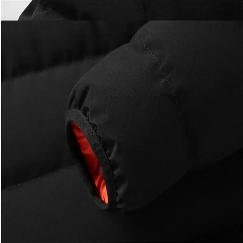 Homens контрастное пальто, сохраняющее тепло, с ультратонкой подкладкой, Pato Branco Parahomens Jaqueta Casaco Quente jaqueta