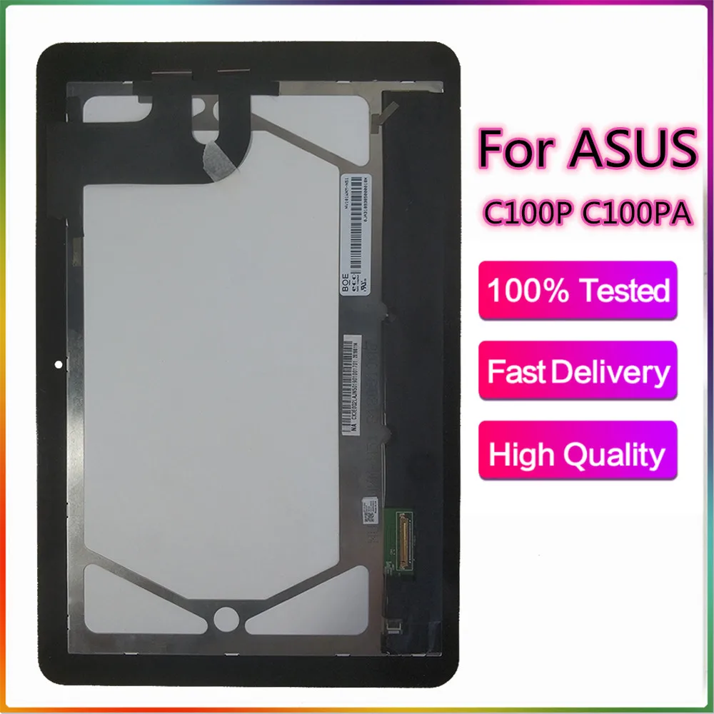 ЖК-дисплей и дигитайзер сенсорного экрана в сборе с рамкой для ASUS Chromebook Flip 10 1