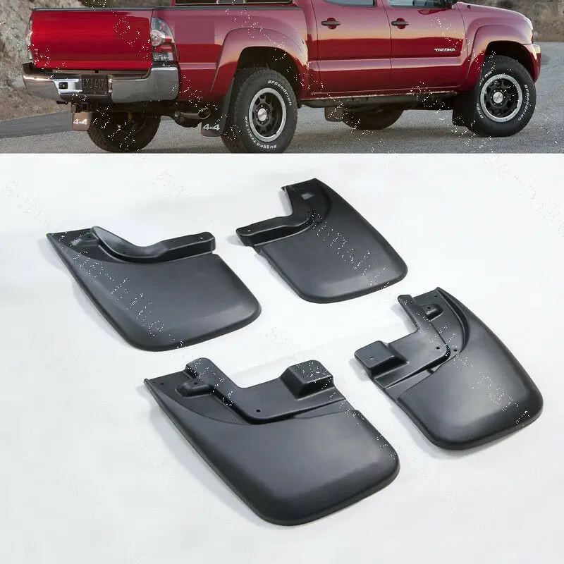 Подходит для Марка Toyota Tacoma 2005- автомобильные боковые щитки, Брызговики 4 шт