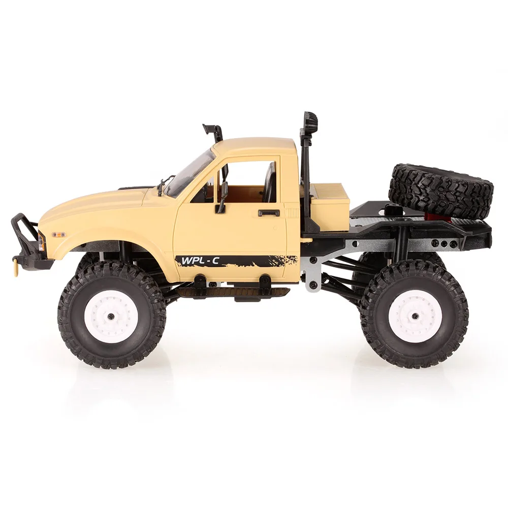 WPL C14 1/16 2,4 ГГц 4WD RC Гусеничный внедорожник полугрузовик с фарой RTR RC Гусеничный автомобиль детские подарки