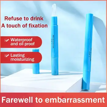 

4ml Lipstick Raincoat Waterproof Kiss-proof Non-marking Liquid Lipstick Setting Safety Protection Up Tools Cosmetic Make Li D7O2