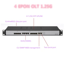 4 порта pon 4 слота SFP epon 4 порта PON мини-волокно FTTH optic OLT 4 порта SFP PX20+ PX20++ 10/100/1000mauto-см