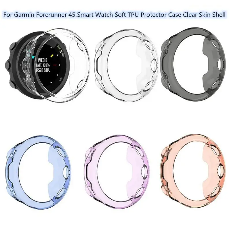 Мягкий защитный чехол из ТПУ для часов Garmin Forerunner 45 | Наручные часы