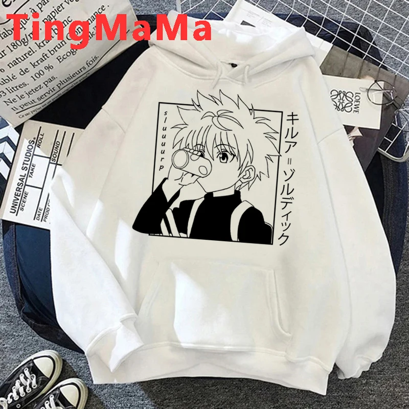 Толстовка унисекс в стиле японского аниме свитшот с капюшоном Hunter X милый