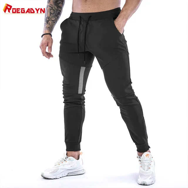 Fitness Sweatpants Training Jogging Pants Men Foot Mouth Zipper Design Jogging Men'S Sports Pants Gym Pants For Men Gym 4