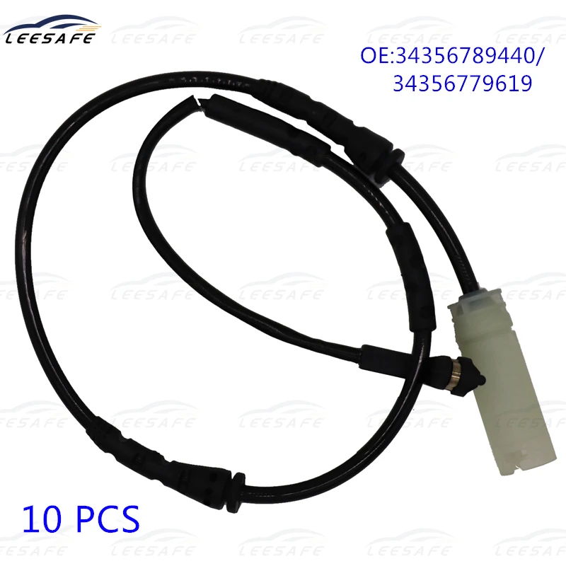 

10pcs/lot Front Brake Pad Wear Sensor 34356789440 34356779619 for BMW 3 Series E82 E90 Brake Pad Wear Warning Contact Front Disc