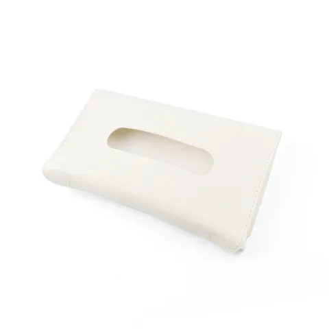 Holder Interior Storage Decoration Leather Tissue Organizer Box Blue White Fashion