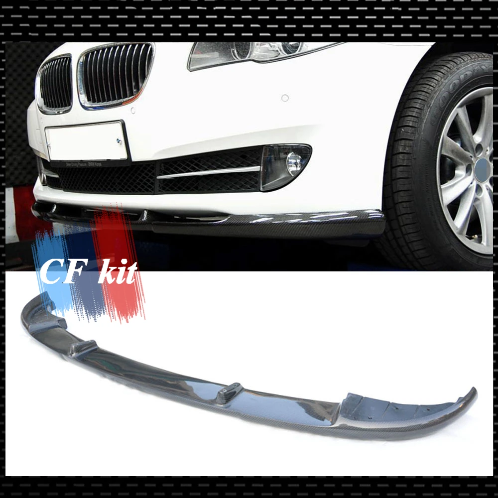 Передний спойлер F10 из углеродного волокна для BMW F11 передний бампер 2011 2013