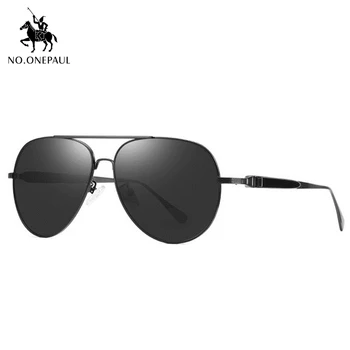 

NO.ONEPAUL polarized square metal sunglasses, 2020 new sunglasses, men's brand driving, fishing, UV400