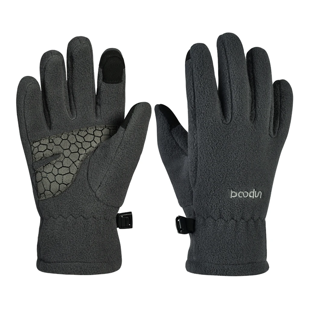 Kids Cycling Gloves Winter Warm Bike Full Finger Gloves Riding Winter Touch Screen Snow Windstopper Gloves