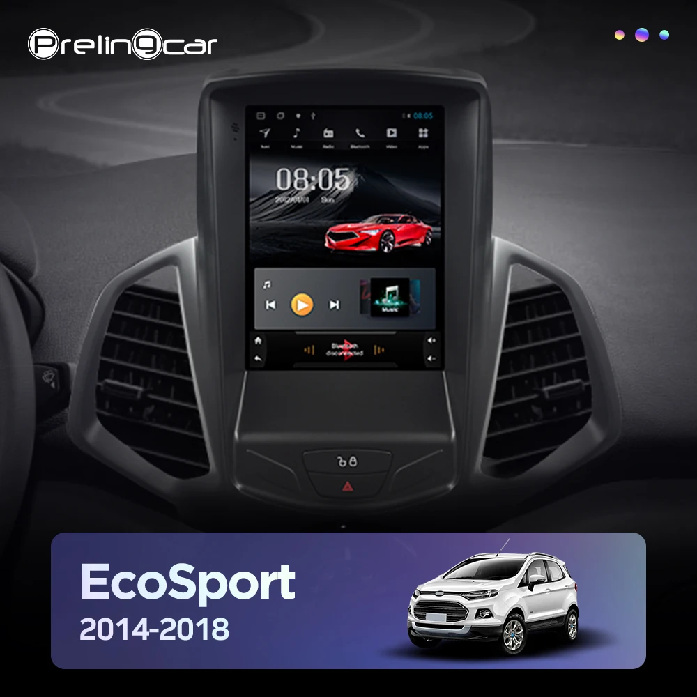 4G Lte 32G вертикальный экран android 10 0 система мультимедийный видеоплеер для ford Ecosport SUV