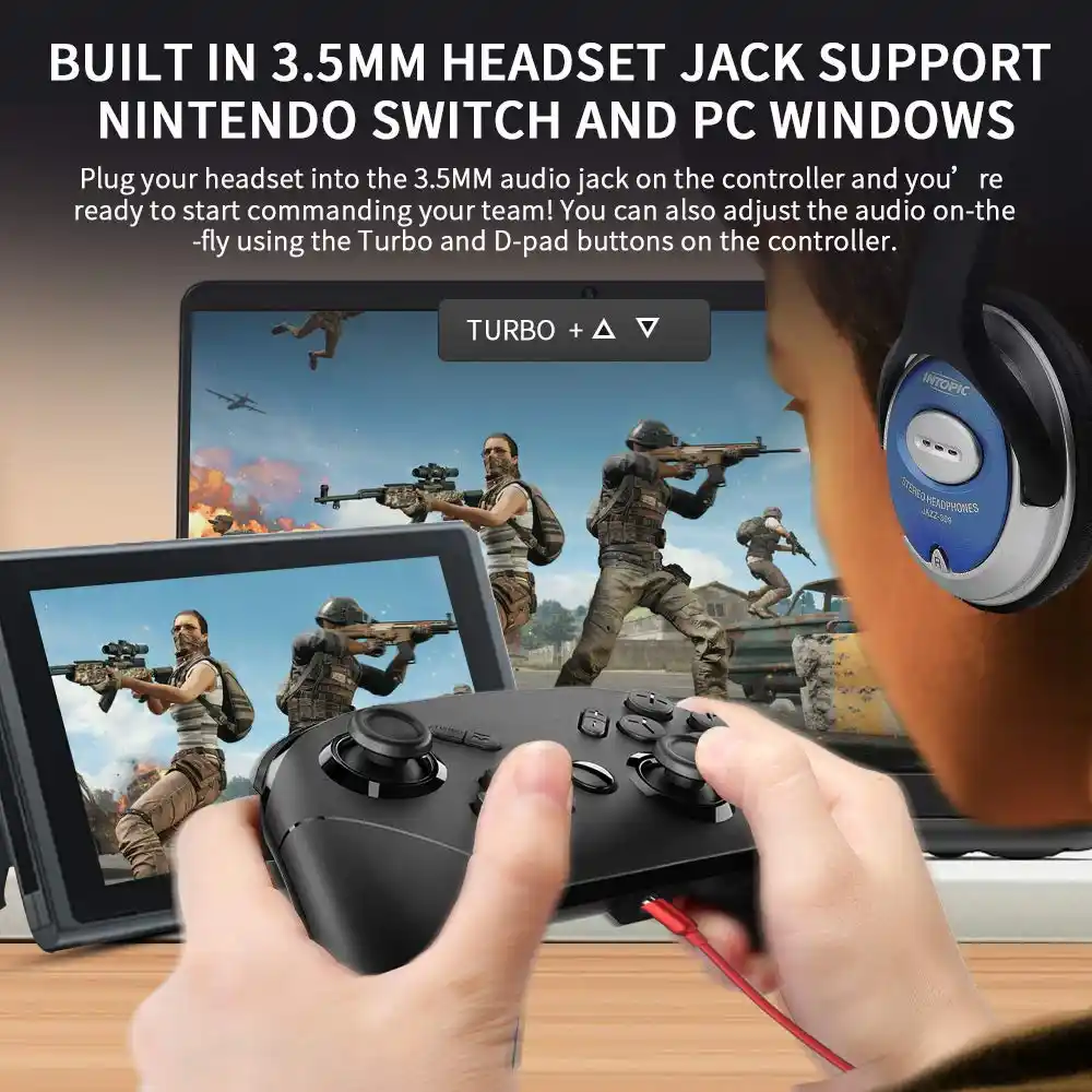 nintendo switch headset for pro controller