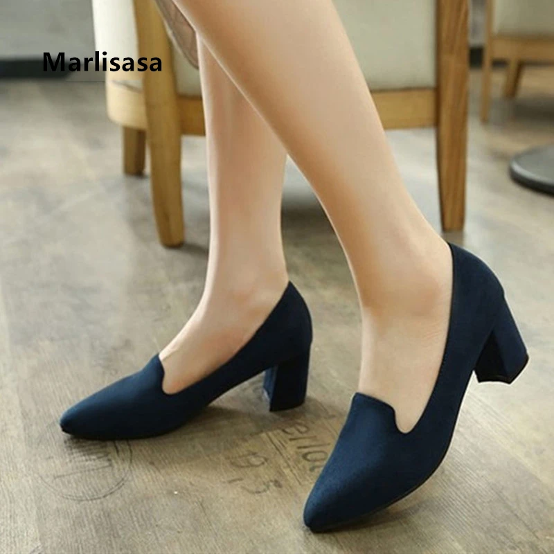 Lo mejor zapato tacon azul marino - Zapatos de salón 2022 - Aliexpress