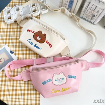 

ashion Women Cute Bear Waist Fanny Pack Belt Bag Pouch Travel Hip Bum Shoulder Bags Purse