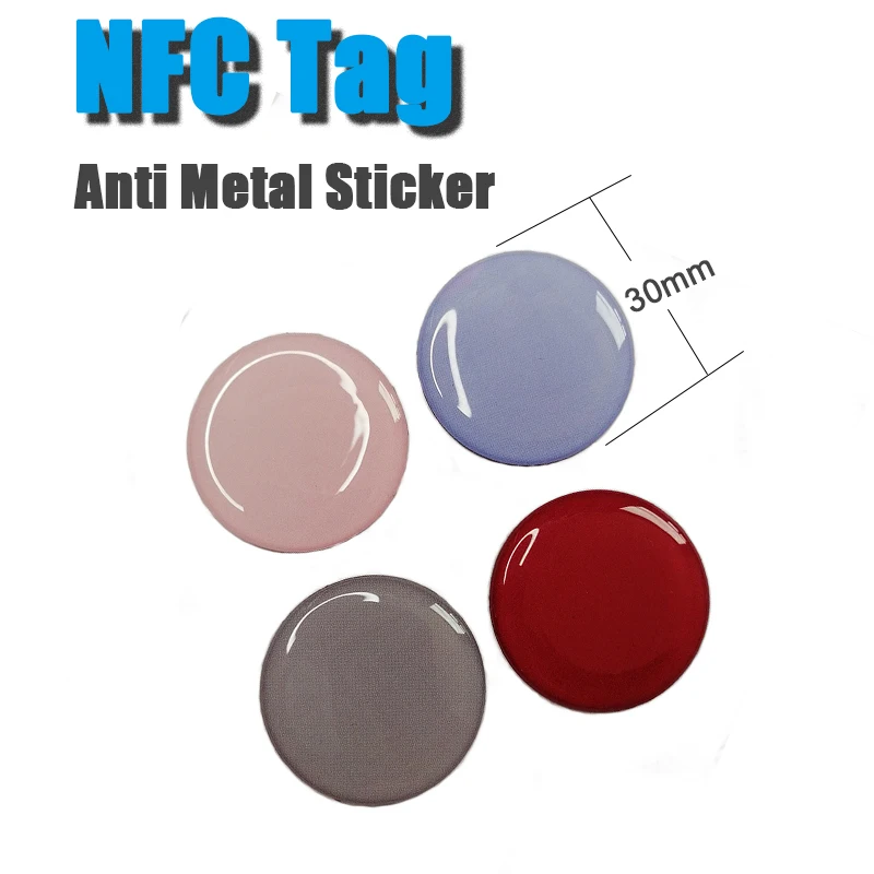 RFID NFC 215 Бесконтактный маленький круговой деловой стикер для социальных сетей