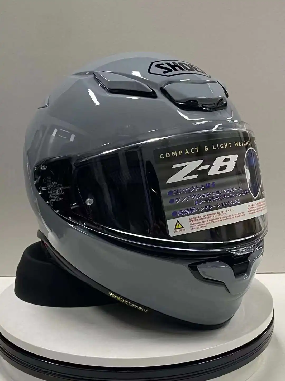 Full Face Motorcycle Helmet SHOEI Z8 RF 1400 Helmet Riding Motocross Racing  Motobike Helmet Cement gray|Helmets| - AliExpress