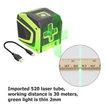 

Laser Level 12 Lines 3D Self-Leveling 360 Horizontal And Vertical Cross Super Powerful Green Laser Beam Cross Line Laser Level