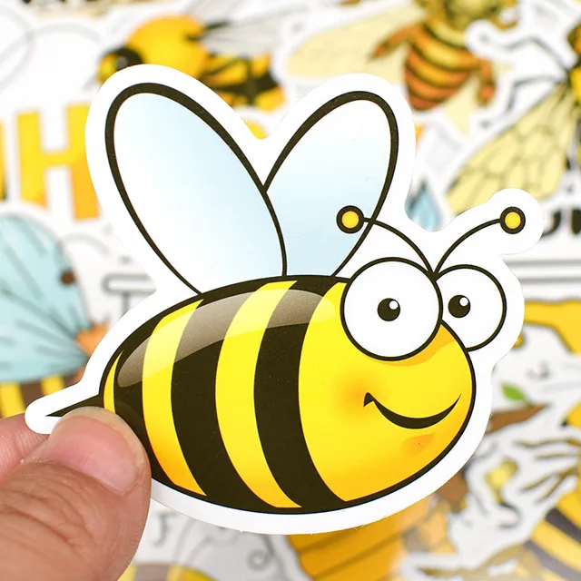 Honey Bee and Bee Happy Stickers for Car or Anywhere! - Bees