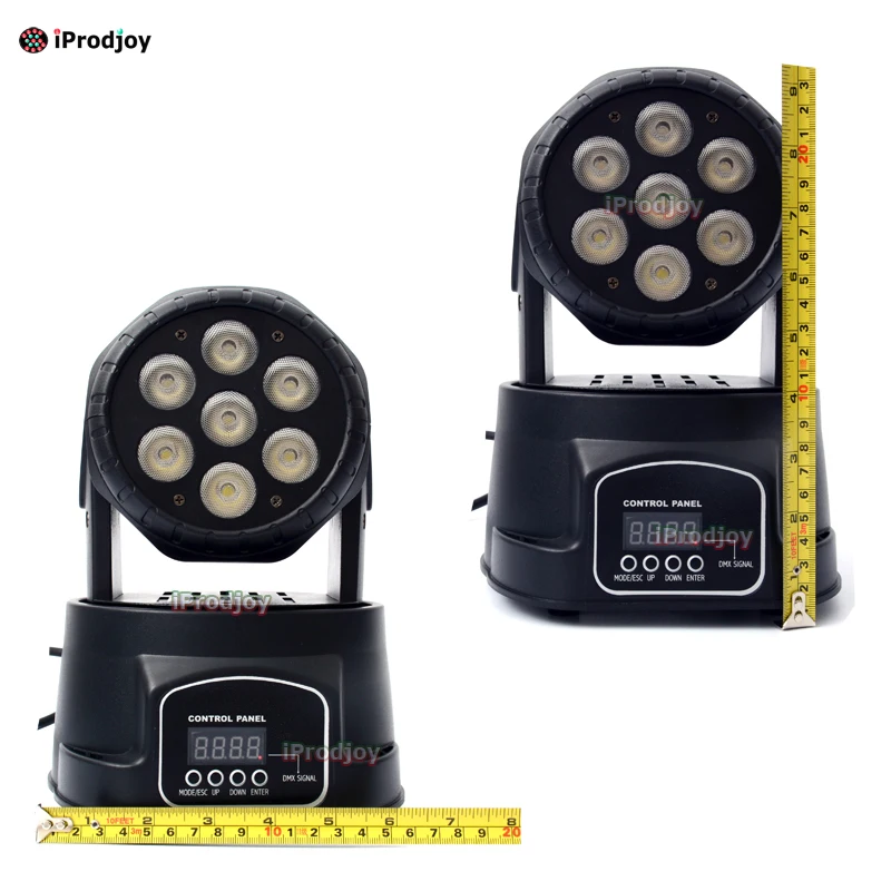 Mini Led Moving Head Wash 7x12w Beam Light  Stage Disco Dj Dmx Lamp Rgbw lumiere Strobe Laser Show Christmas Party Licht (18)