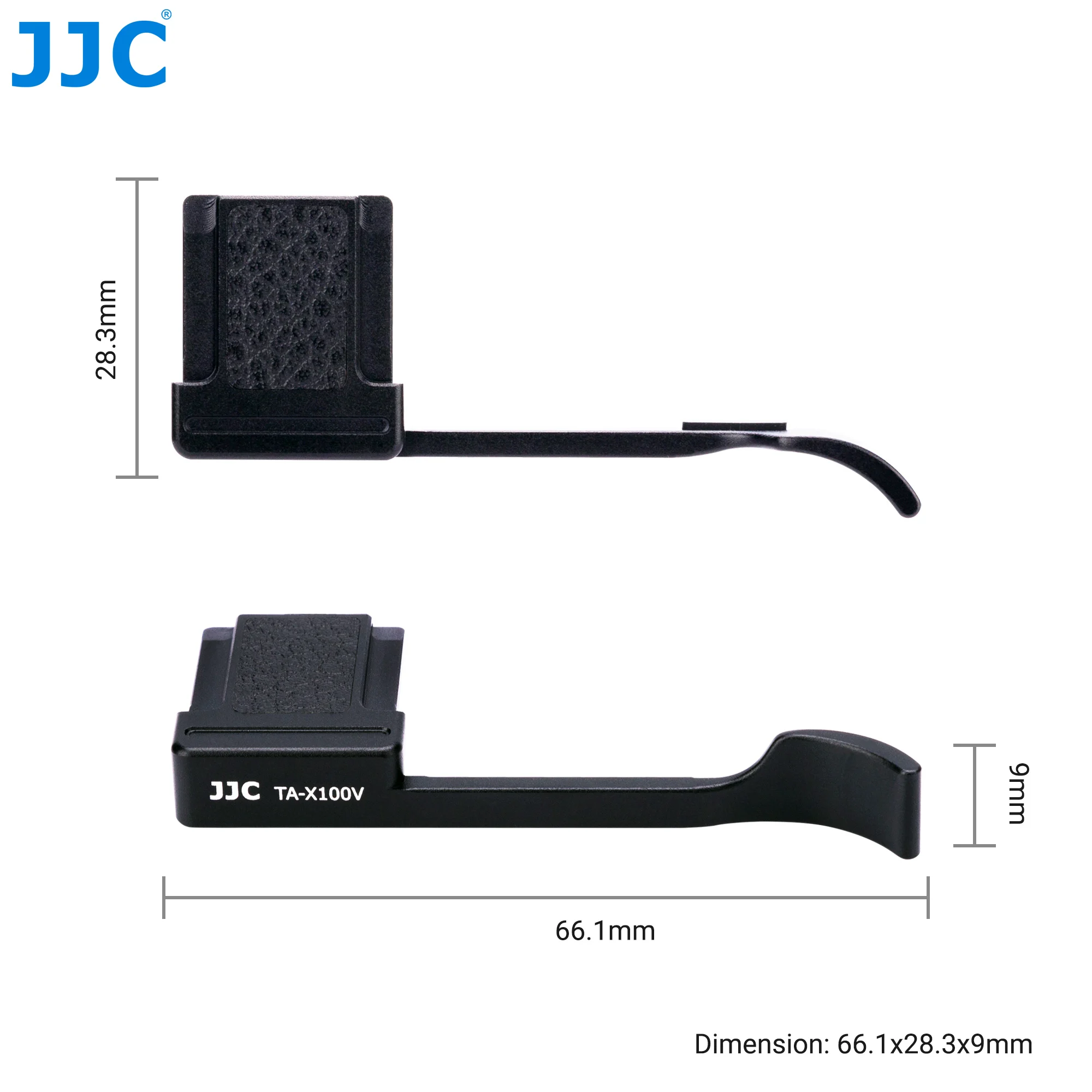 JJC 썸 그립 핸드 그립 메탈 홀더 보호대 카메라 액세서리 후지 필름 X100VI X100V X100F X100T XE3 XE4 X E3 E4용