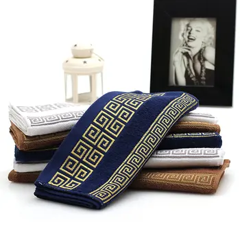 

Cotton Towel High-Grade Plain Xinjiang Cotton Worsted Thick Absorbent Dark Face Towel Pure Cotton Siege Bath Towel