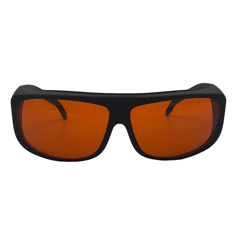 Gafas de seguridad láser, arbol, 190-550 y 800-1100nm, OD4 +, escudo, módulo TTL, azul