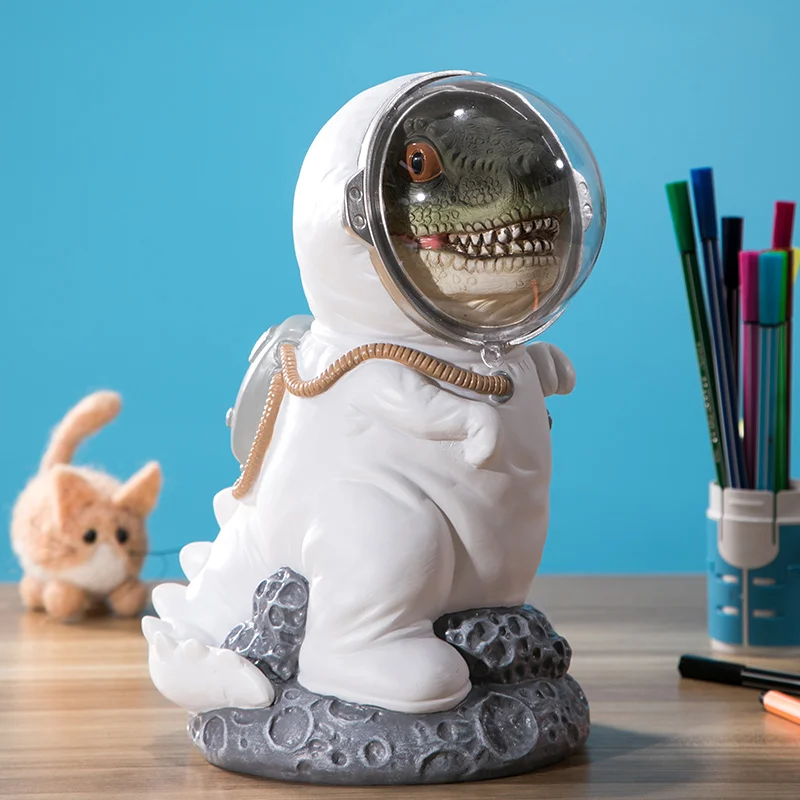 

Child Piggy Bank Cute Space Dinosaur Piggy Bank Gift Decoration Personality Large Capacity Piggy Bank Creative Coin Saving Box
