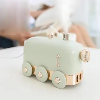 

Mini USB Air Humidifier with LED Light Train Shape Mist Diffuser Purifier Aroma Diffuser Home Atomizer Cool Mist Maker Home