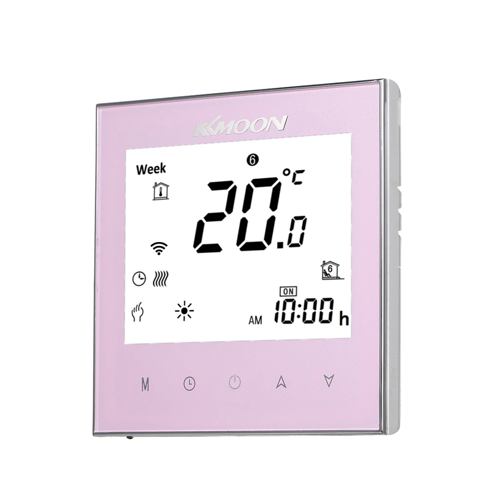 

Kkmoon Digital WIFI Thermostat wifi Thermometer Hygrometer Room Home Temperature Controller Water/gas Boiler Heating Thermostat