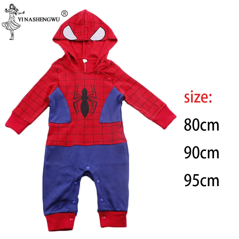 Baby Spiderman Детский карнавальный костюм Человека-паука на Хэллоуин, стих паука, Майлз Моралес, Zentai, костюм Человека-паука для взрослых, комбинезон, костюм - Цвет: Baby Spiderman