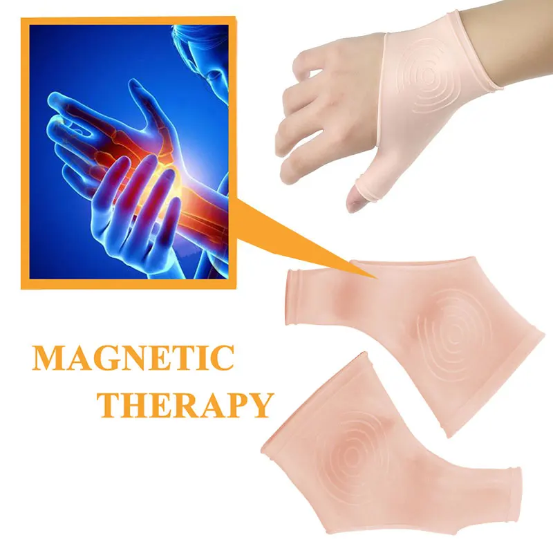 

1Pair Magnetic Therapy Hand Thumb Wrist Pressurized Wristband Gloves Fixed Protective Gear Thumb Glove Relief Pressure Supplies