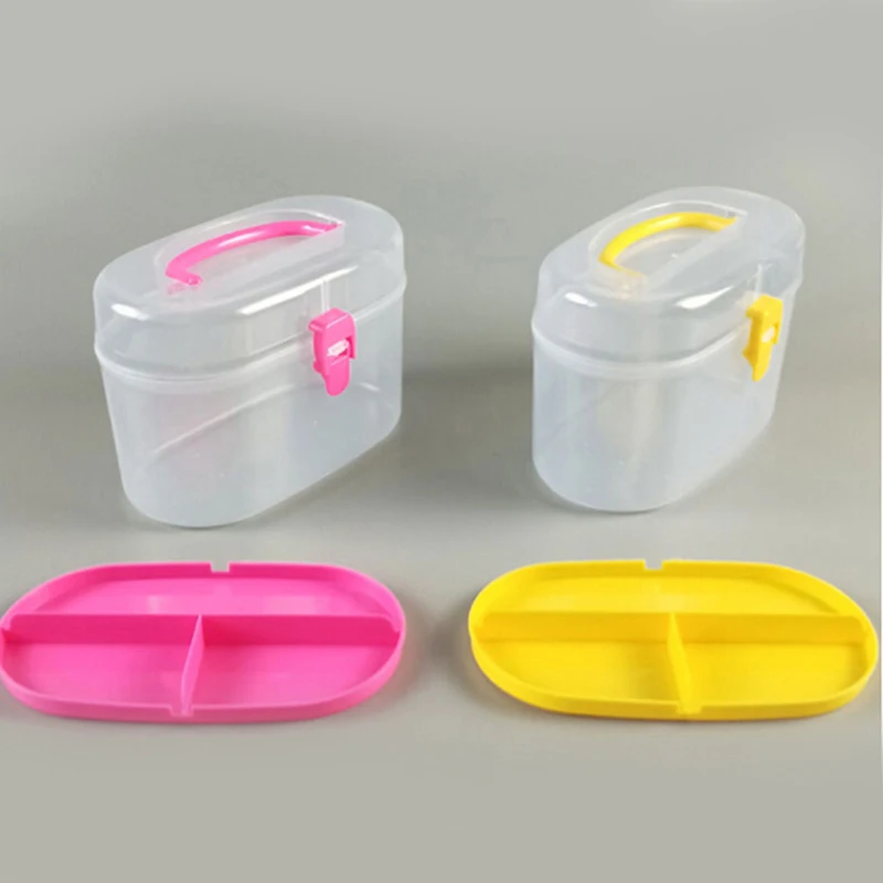 Plastic Storage Box For Box Sewing Kit Needle Tape Scissor Multifunction Threads Sewing Accessories Tools