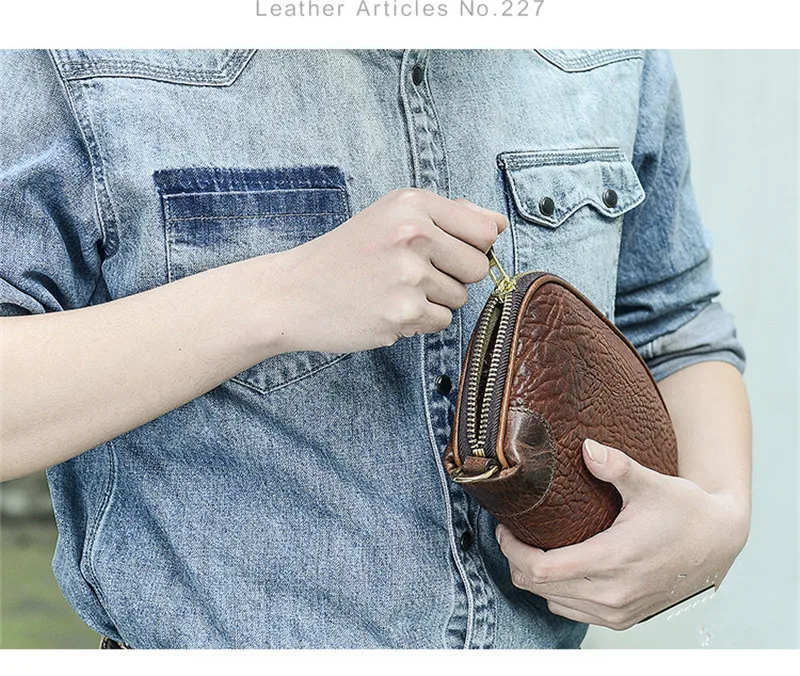 PNDME vintage luxus echtes leder männer handtasche mode lässig hohe qualität natürliche echte rindsleder jugend telefon tablet brieftasche – Detail 5