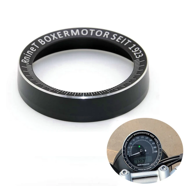 Motorcycle Speedometer Bezel Gauge Meter Odometer Ring Tachometer Trim Cover For BMW R Nine T R9T Pure Scrambler Urban G/S Single ring black