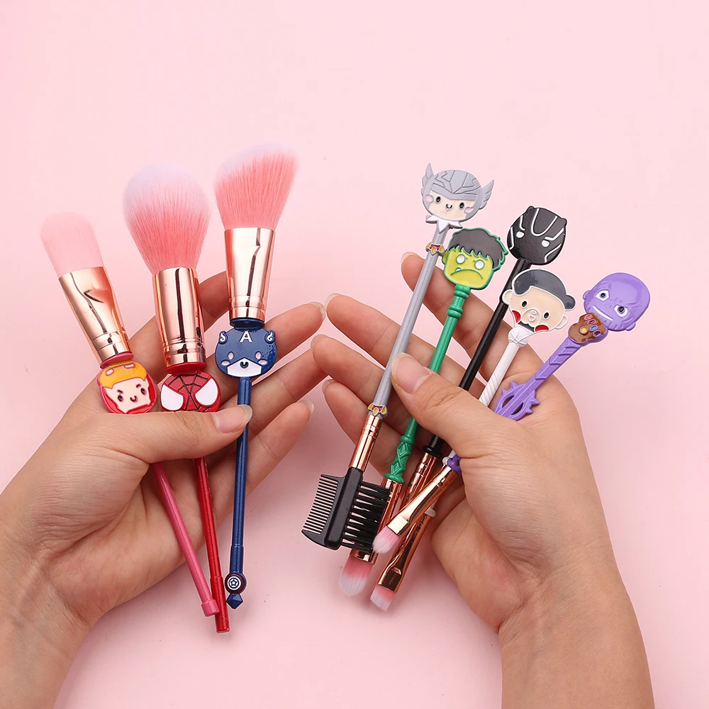 Marvel Avengers Makup Brus для женщин ожерелье для женщин Человек-паук Железный человек инструмент красоты Тано Подвески порошок bluash румяна