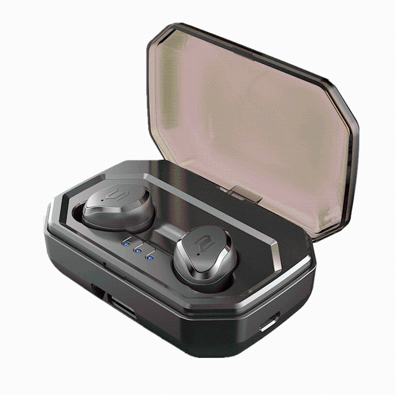 INSMA bluetooth 5,0 TWS Беспроводные наушники с сенсорным управлением Водонепроницаемые спортивные наушники 3000 мАч power Bank для смартфона