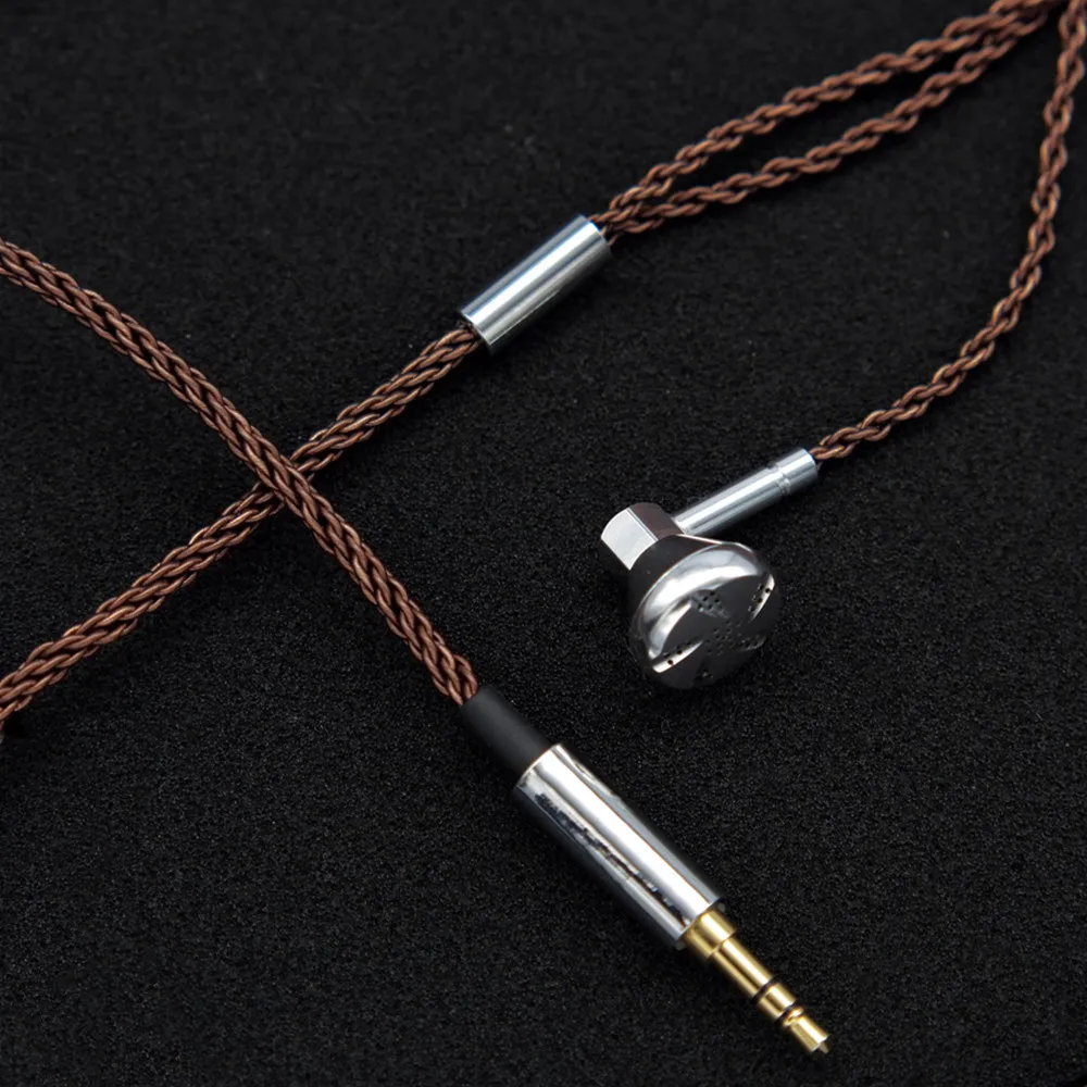 FAAEAL Datura Pro 16 ohm Flat Head Earbud HIFI Metal Earphone 14.8mm Dynamic Driver Headset With 5N OFC Cable